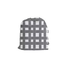 Seamless Stripe Pattern Lines Drawstring Pouch (small) by Simbadda