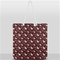 Deer Dots Red Full Print Rope Handle Tote (Large) View2