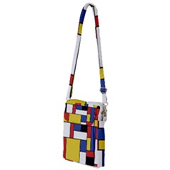 Mondrian Geometric Art Multi Function Travel Bag by KayCordingly