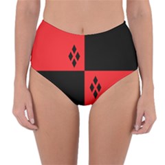 Harley Reversible High-waist Bikini Bottoms by raeraeshescrafty