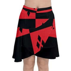 Harley Chiffon Wrap Front Skirt by raeraeshescrafty