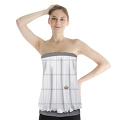 Pie Cooling On The Window Pane Pattern Strapless Top by emilyzragz