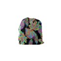 Autumn Pattern Dried Leaves Drawstring Pouch (XS) View2