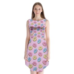 Donuts Pattern Sleeveless Chiffon Dress   by Valentinaart