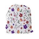 Flowers Pattern Texture Nature Drawstring Pouch (XXL) View2