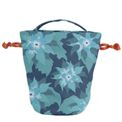 Graphic Design Wallpaper Abstract Drawstring Bucket Bag by Simbadda