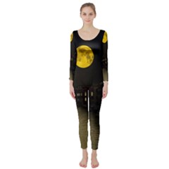 Travel Architecture Tourism Venice Long Sleeve Catsuit by Celenk