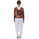 Plant Leaves Foliage Pattern Women s Slouchy Sweat View2