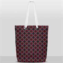 Pattern Design Artistic Decor Full Print Rope Handle Tote (small) by Celenk