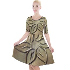 You Are My Star Quarter Sleeve A-line Dress by NSGLOBALDESIGNS2