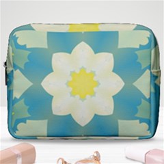 Pattern Flower Abstract Pastel Make Up Pouch (large) by Simbadda