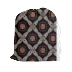 Texture Background Pattern Drawstring Pouch (xxl) by Simbadda