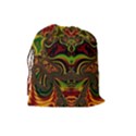 Fractal Art Artwork Design Drawstring Pouch (Large) View2