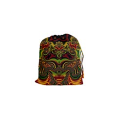 Fractal Art Artwork Design Drawstring Pouch (xs) by Simbadda