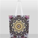 Abstract Art Texture Mandala Full Print Rope Handle Tote (Small) View1