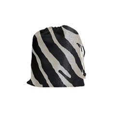 Zebra Print Drawstring Pouch (medium) by NSGLOBALDESIGNS2