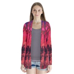 Desert Dreaming Drape Collar Cardigan by ArtByAng