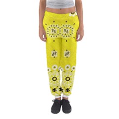 Grunge Yellow Bandana Women s Jogger Sweatpants by dressshop