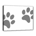 Pets footPrints Canvas 14  x 11  (Stretched) View1