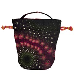Background Texture Pattern Drawstring Bucket Bag by Nexatart