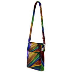 Graffiti Painting Pattern Abstract Multi Function Travel Bag by Nexatart