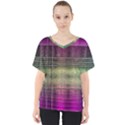 Abstract Desktop Pattern Wallpaper V-Neck Dolman Drape Top View1