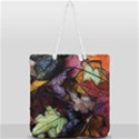 Fall Leaves Abstract Full Print Rope Handle Tote (Large) View2
