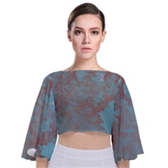 Vapor 2 Tie Back Butterfly Sleeve Chiffon Top by WILLBIRDWELL