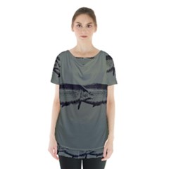 Carp Fish Skirt Hem Sports Top by kunstklamotte023