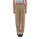 Burlap Coffee Sack Grunge Knit Look Women s Jogger Sweatpants View2