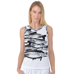 Carp Fish Women s Basketball Tank Top by kunstklamotte023