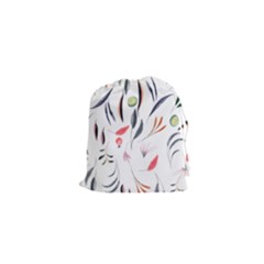 Watercolor Tablecloth Fabric Design Drawstring Pouch (xs) by Sapixe