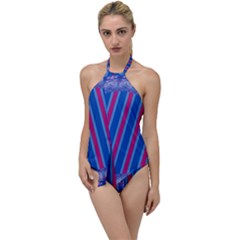 Digital Art Art Artwork Abstract Go With The Flow One Piece Swimsuit by Sapixe