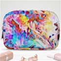 Background Drips Fluid Colorful Make Up Pouch (Small) View1