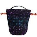 Stars Pattern Seamless Design Drawstring Bucket Bag View1