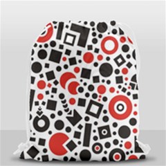 Square Objects Future Modern Drawstring Bag (small) by Sapixe