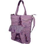 Ooh LaLa Purple Rain Shoulder Tote Bag