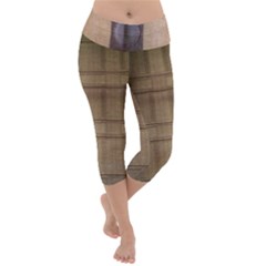 Blind Morning Lightweight Velour Capri Yoga Leggings by DeneWestUK
