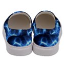 Electricity Blue Brightness Bright Men s Canvas Slip Ons View4