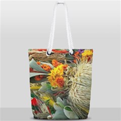 Flower Color Nature Plant Crafts Full Print Rope Handle Tote (small) by Sapixe