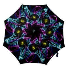 Abstract Art Color Design Lines Hook Handle Umbrellas (large) by Sapixe