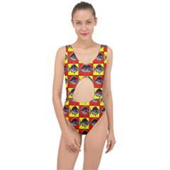 Fish-1 Center Cut Out Swimsuit by ArtworkByPatrick