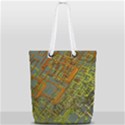 Art 3d Windows Modeling Dimension Full Print Rope Handle Tote (Small) View1