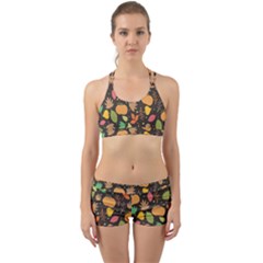 Thanksgiving Pattern Back Web Gym Set by Valentinaart