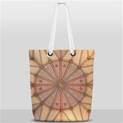 York Minster Chapter House Full Print Rope Handle Tote (small) by Sapixe