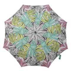 Leaves Tropical Nature Plant Hook Handle Umbrellas (large) by Sapixe