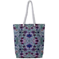 Erin Full Print Rope Handle Tote (small) by ArtworkByPatrick
