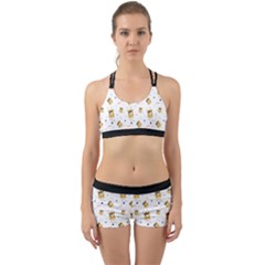 Doge Much Thug Wow Pattern Funny Kekistan Meme Dog White Back Web Gym Set by snek