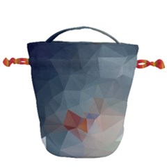 Triangle Geometry Trigonometry Drawstring Bucket Bag by Mariart