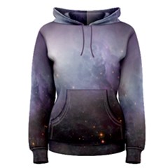 Orion Nebula Pastel Violet Purple Turquoise Blue Star Formation Women s Pullover Hoodie by genx